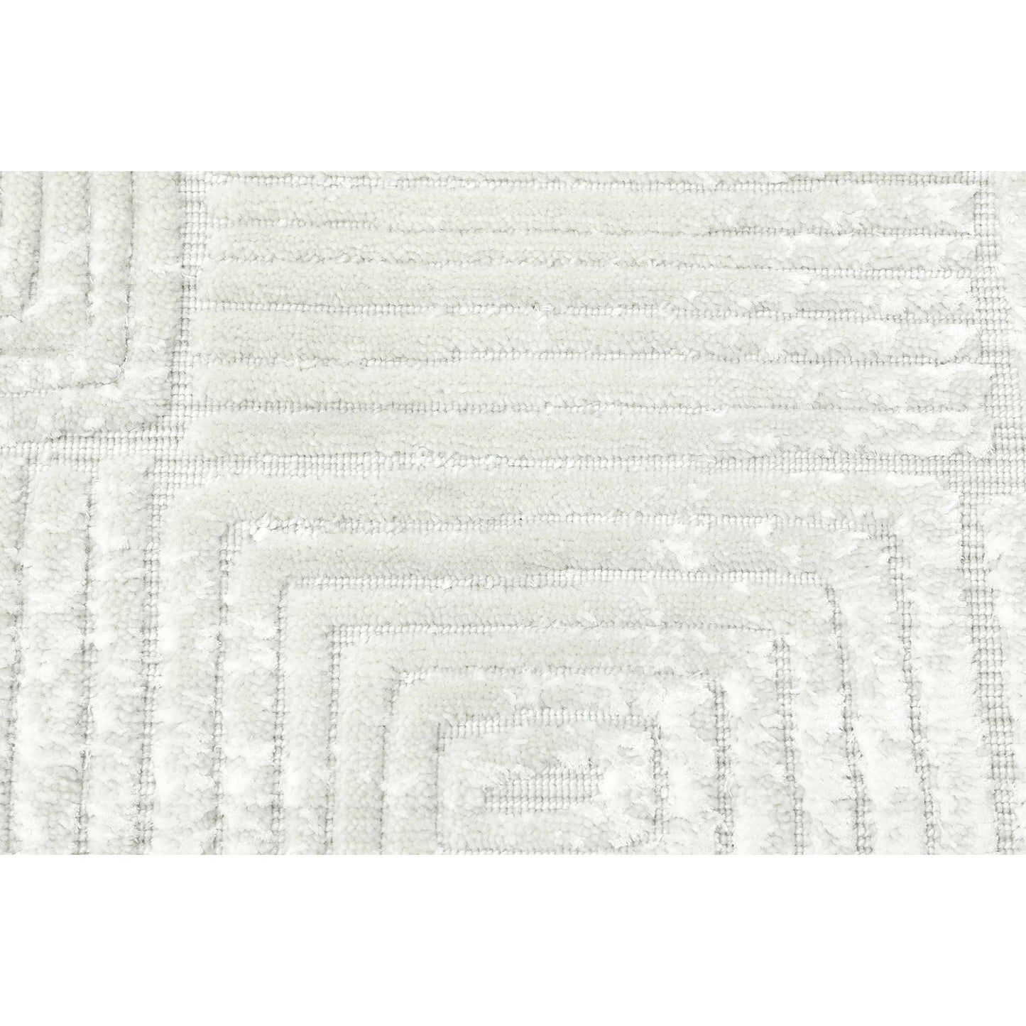 HANDLOOMED JACQUARD 392OC IVORY / WHITE