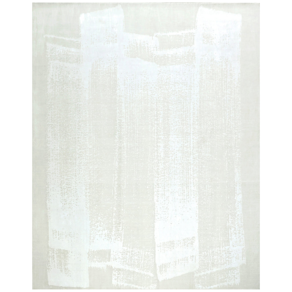 HANDLOOMED JACQUARD 581OC IVORY / WHITE