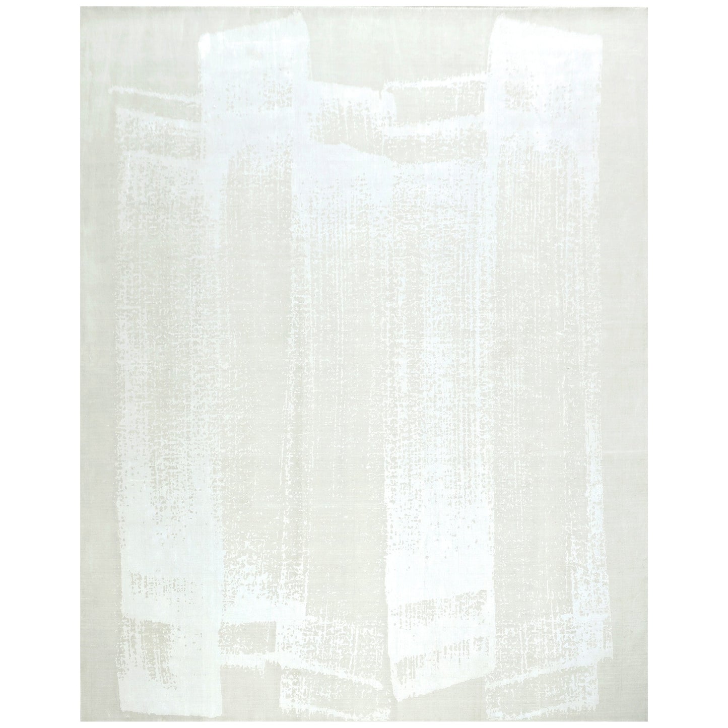 HANDLOOMED JACQUARD 581OC IVORY / WHITE