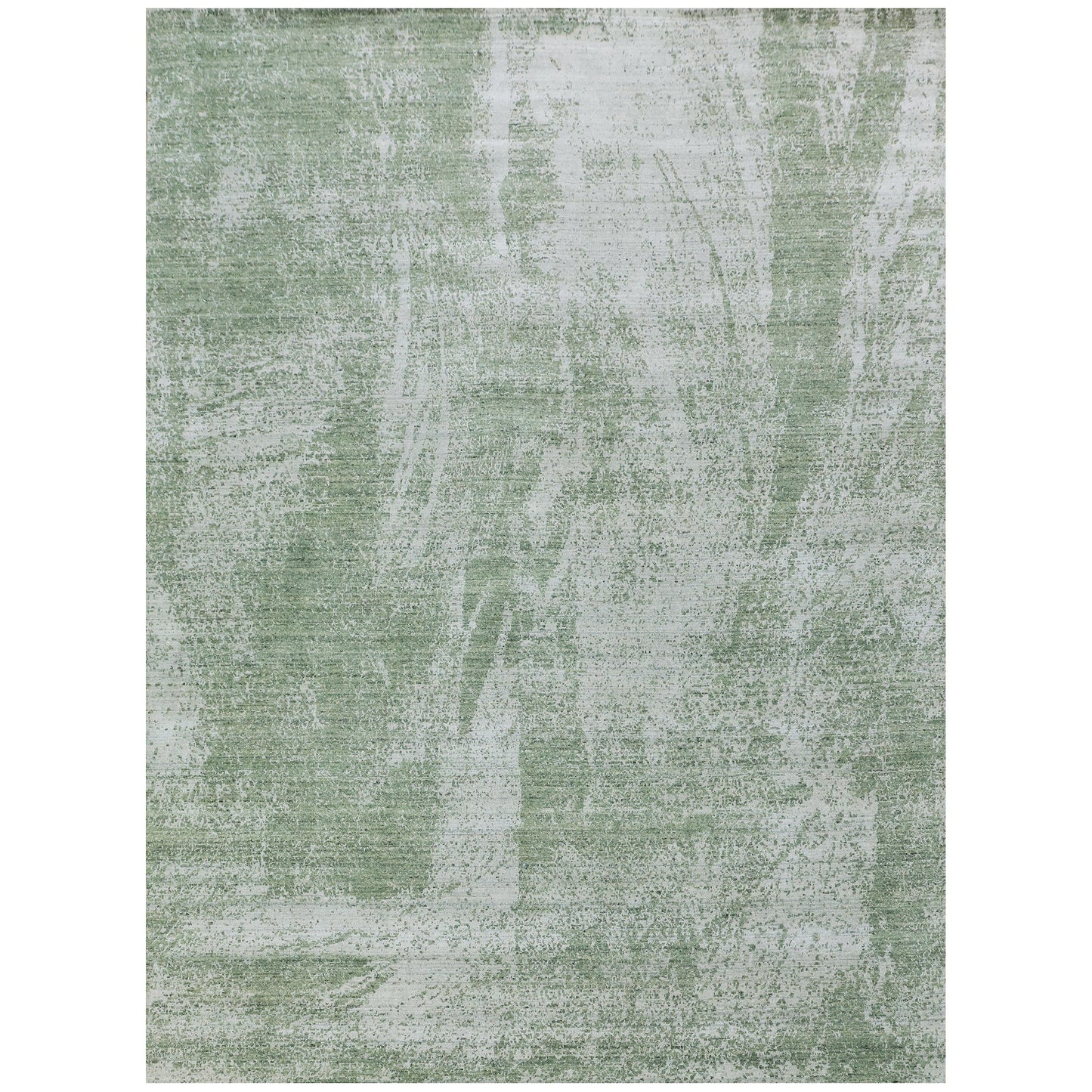 HANDLOOMED JACQUARD 721OC SILVER / SAGE