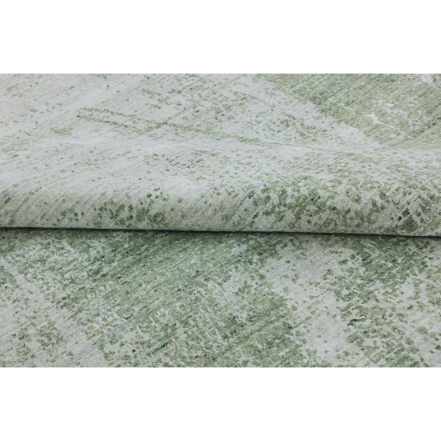 HANDLOOMED JACQUARD 721OC SILVER / SAGE
