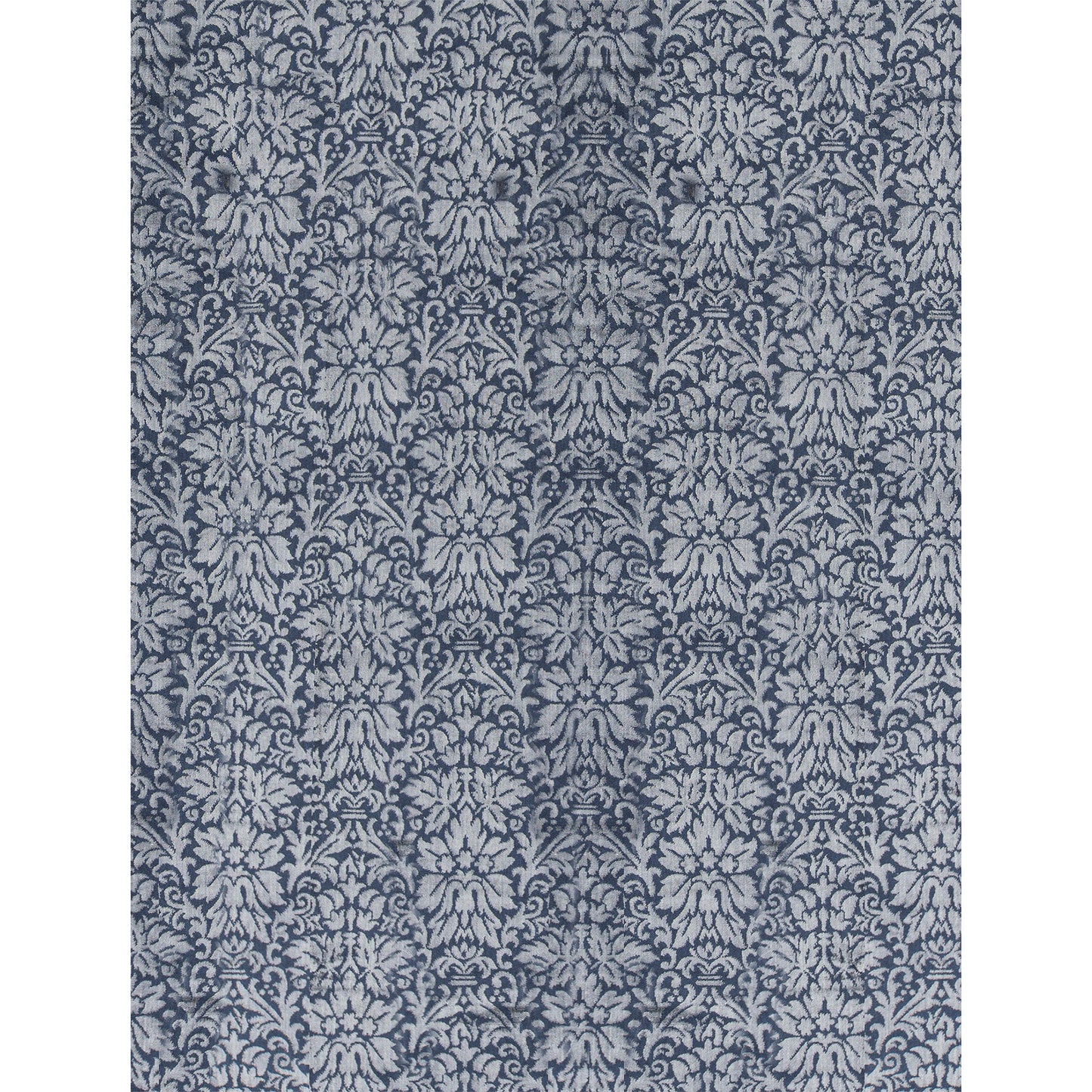 HANDLOOMED JACQUARD AUROR BLUE