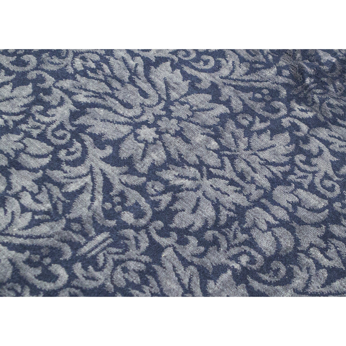 HANDLOOMED JACQUARD AUROR BLUE