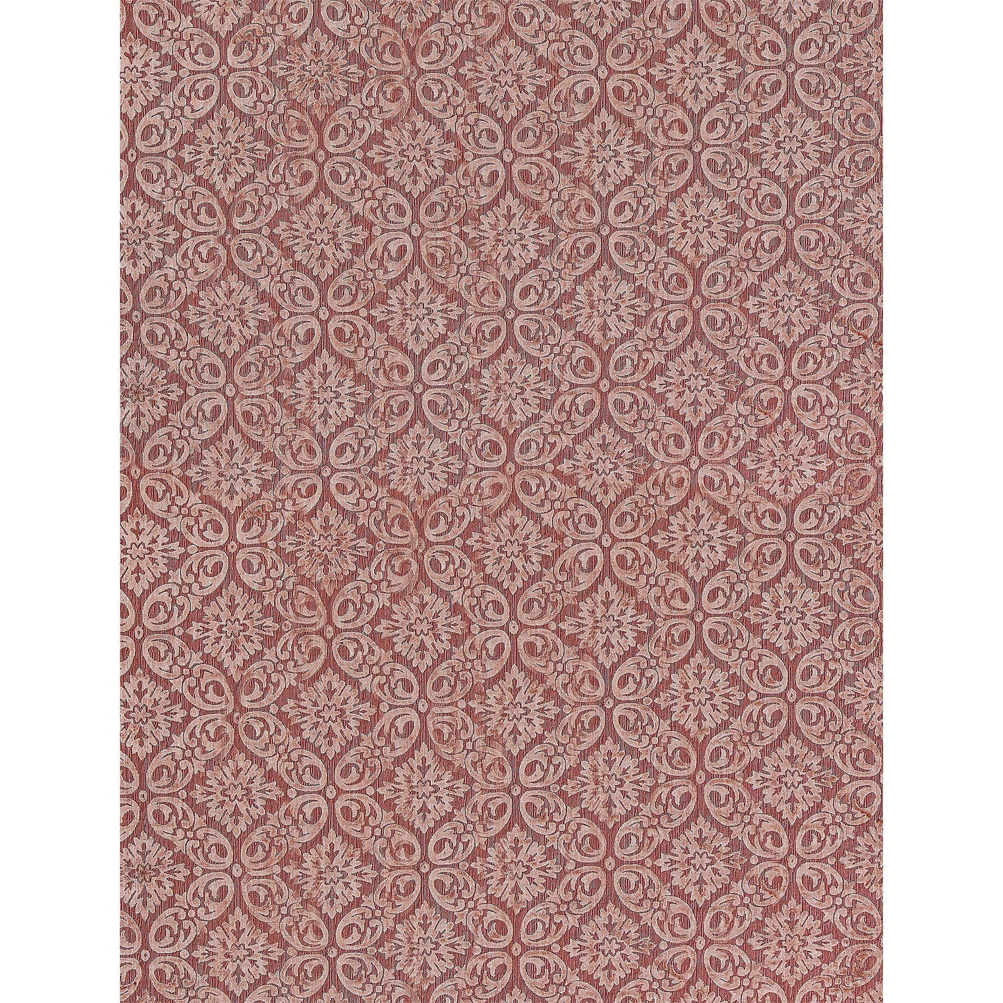 HANDLOOMED JACQUARD CHELSI RED