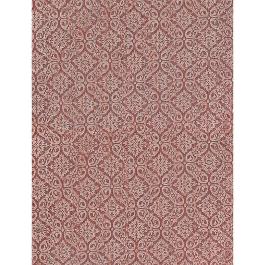 HANDLOOMED JACQUARD CHELSI RED