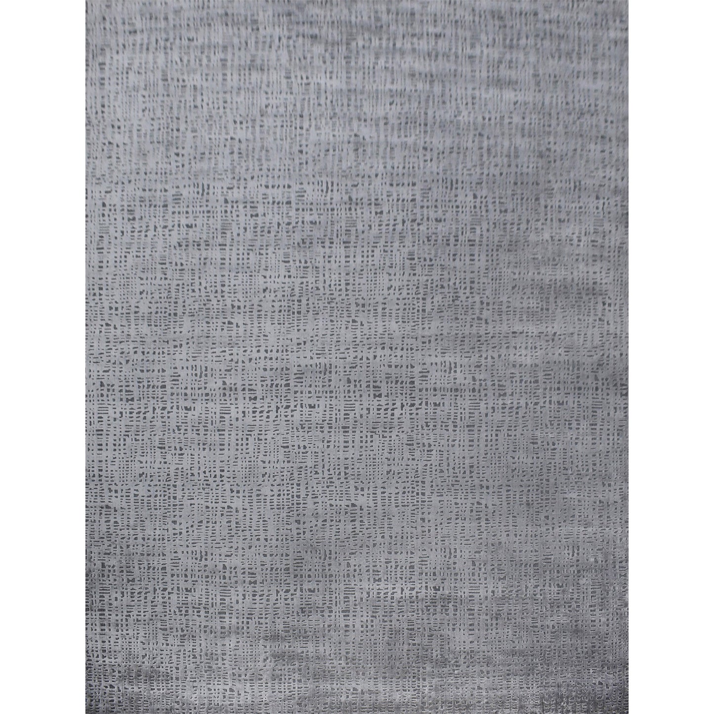 HANDLOOMED JACQUARD CONNOR CHARCOAL / SILVER