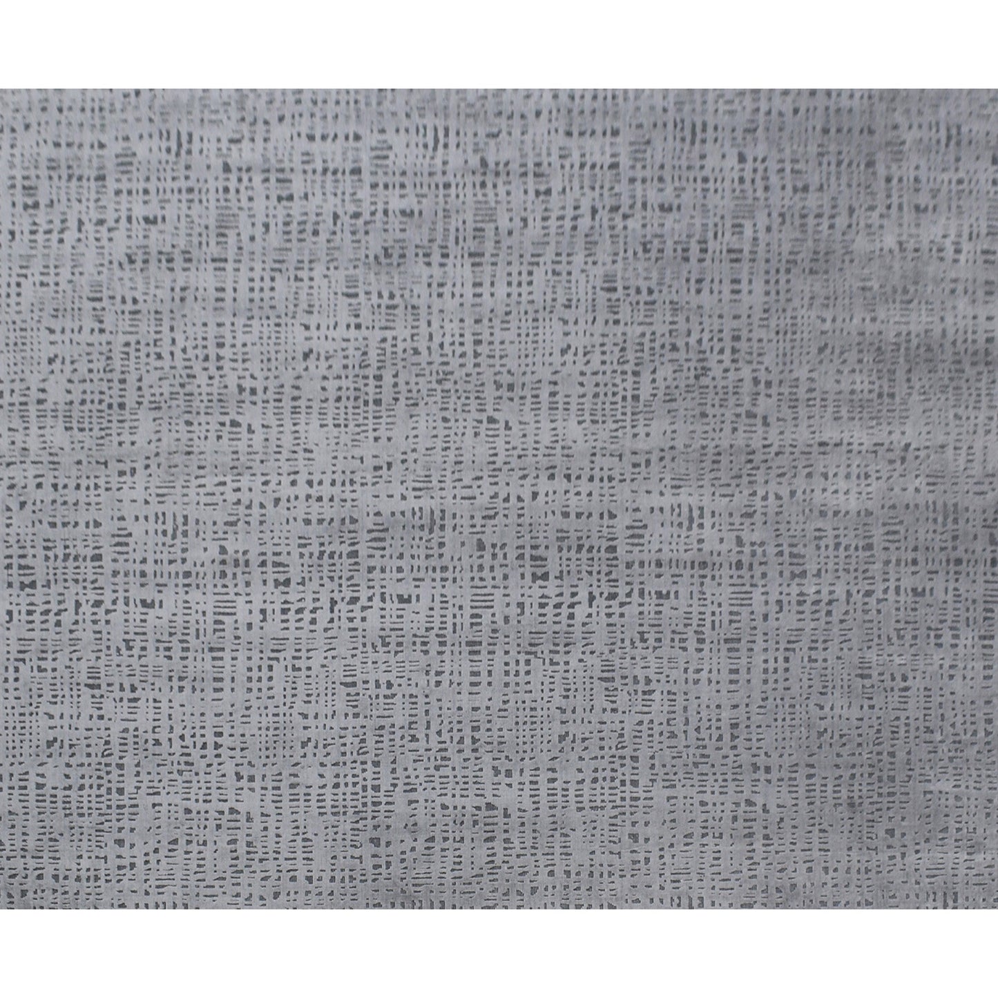 HANDLOOMED JACQUARD CONNOR CHARCOAL / SILVER