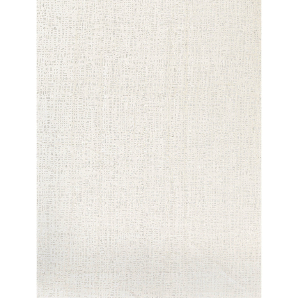 HANDLOOMED JACQUARD CONNOR SILVER / WHITE