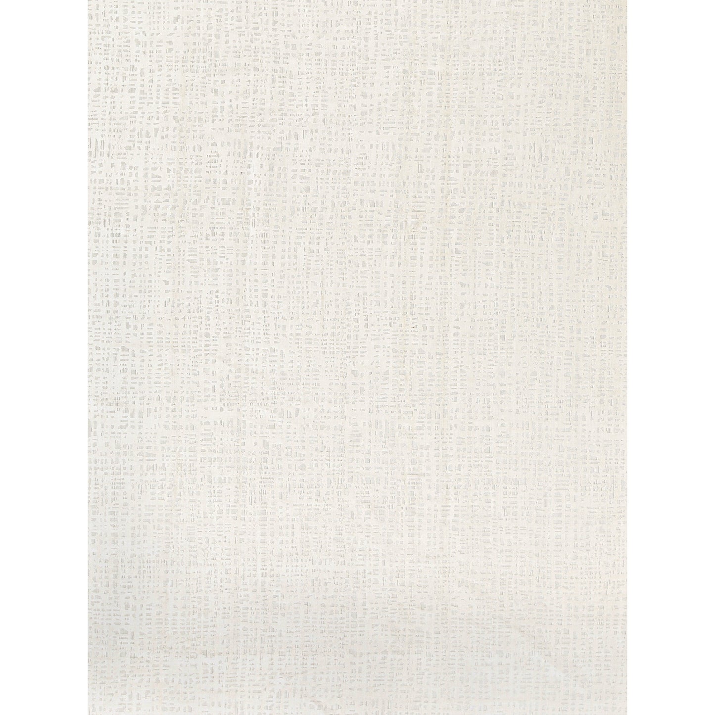 HANDLOOMED JACQUARD CONNOR SILVER / WHITE