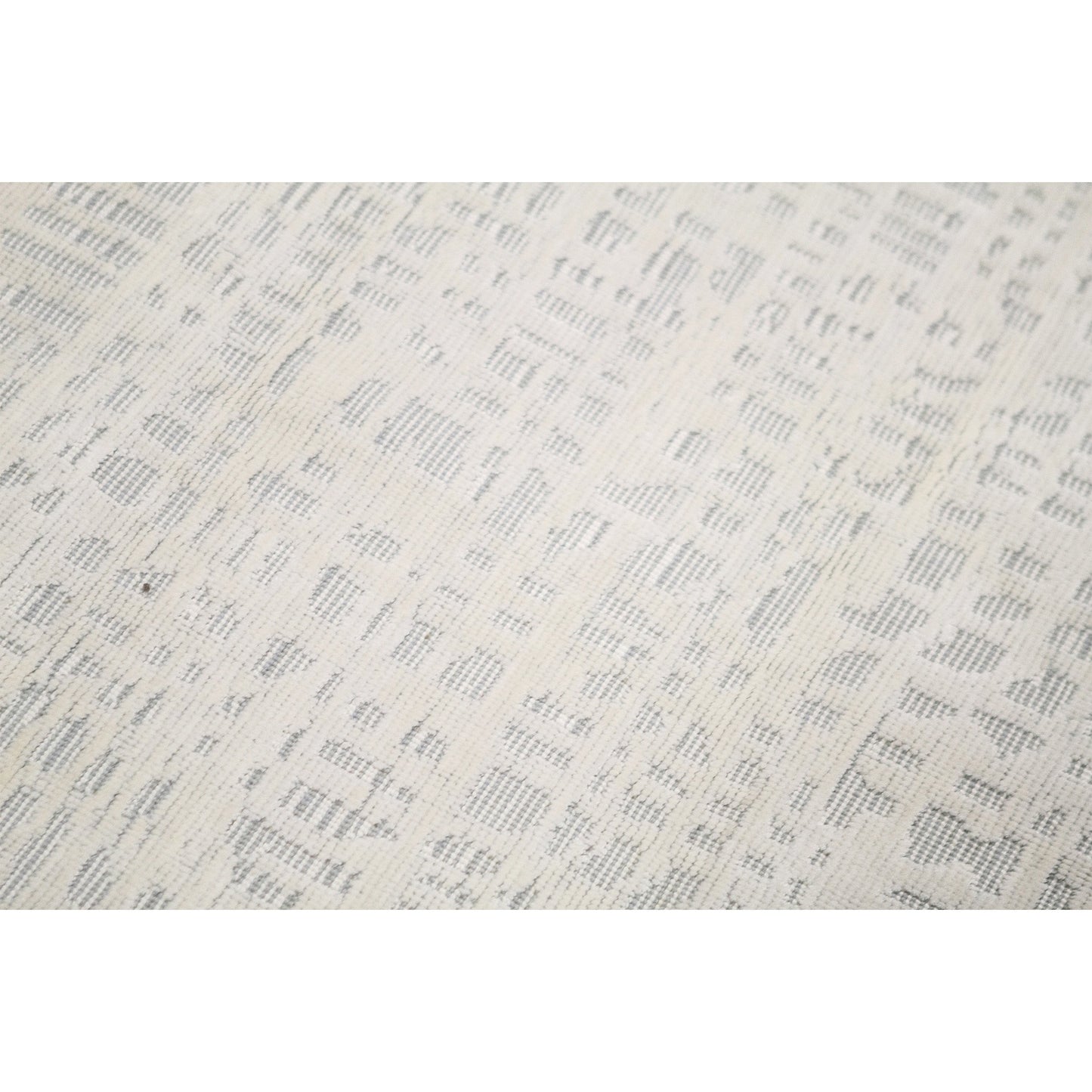 HANDLOOMED JACQUARD CONNOR SILVER / WHITE