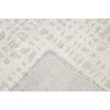 HANDLOOMED JACQUARD CONNOR SILVER / WHITE
