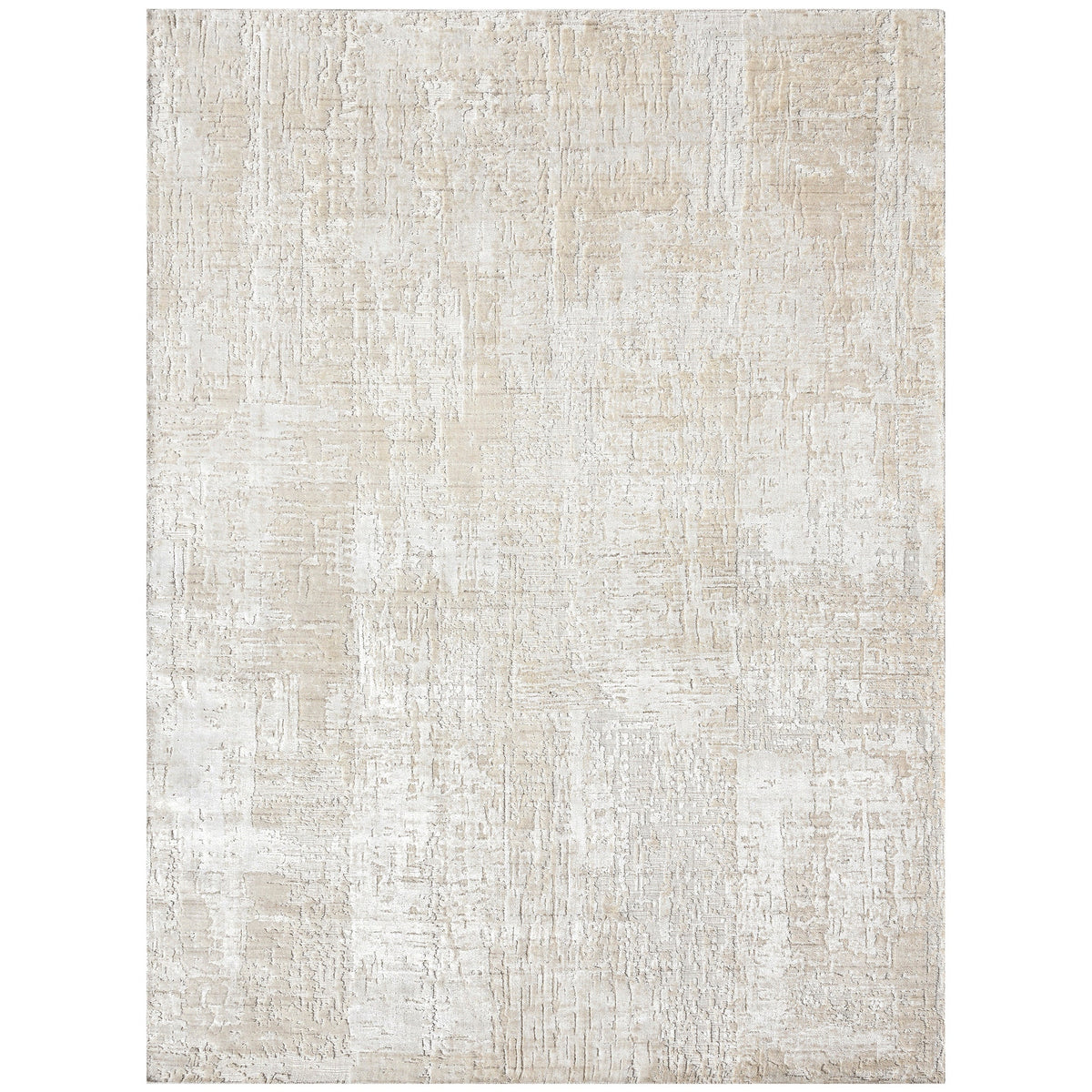 HANDLOOMED JACQUARD JRK18 BEIGE / WHITE