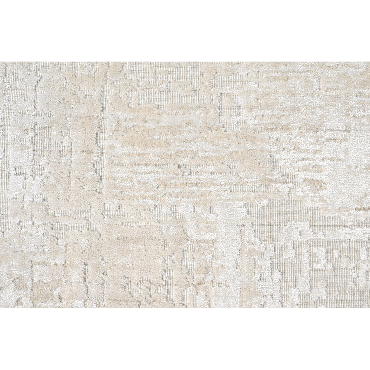 HANDLOOMED JACQUARD JRK18 BEIGE / WHITE