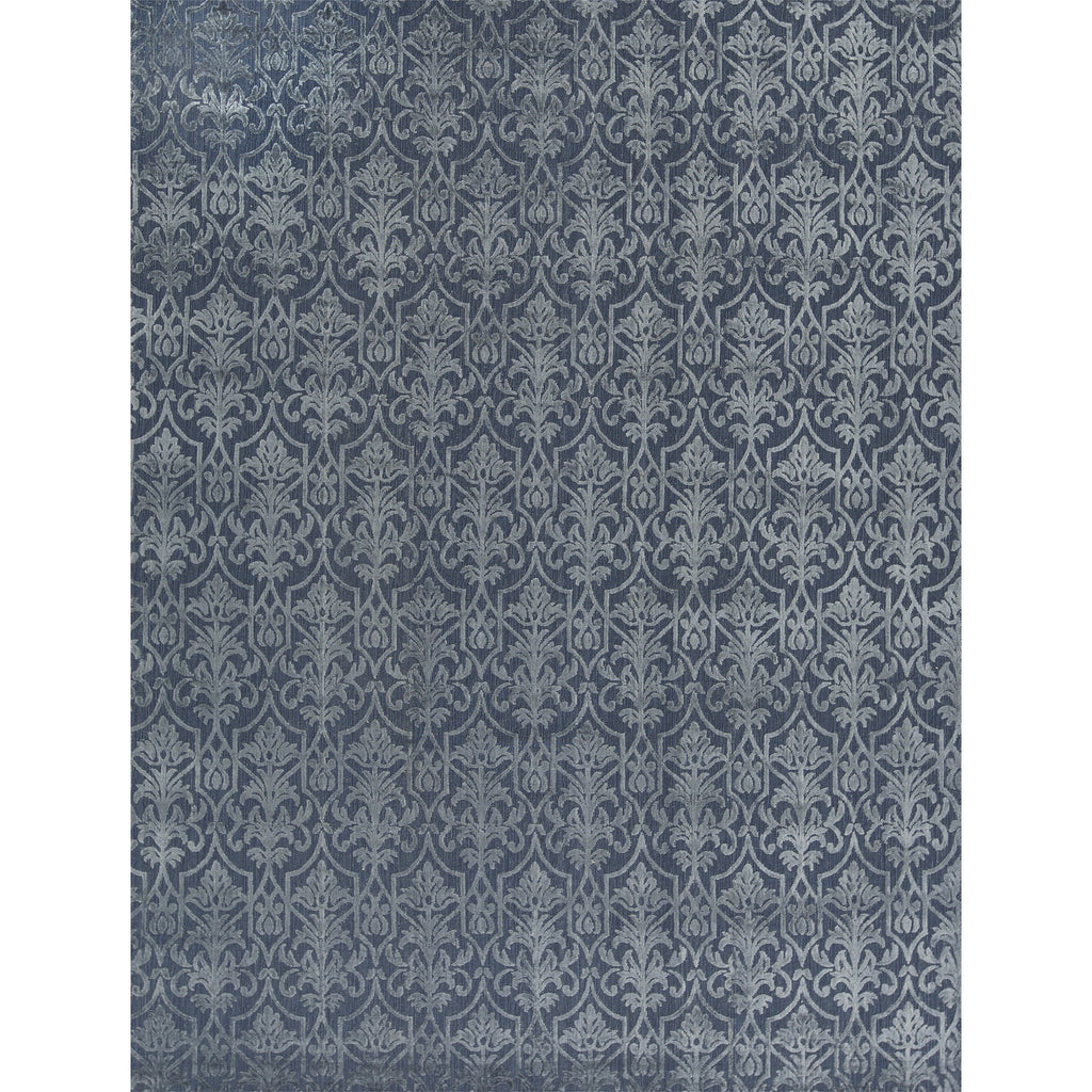 HANDLOOMED JACQUARD LORRAINE DARK BLUE