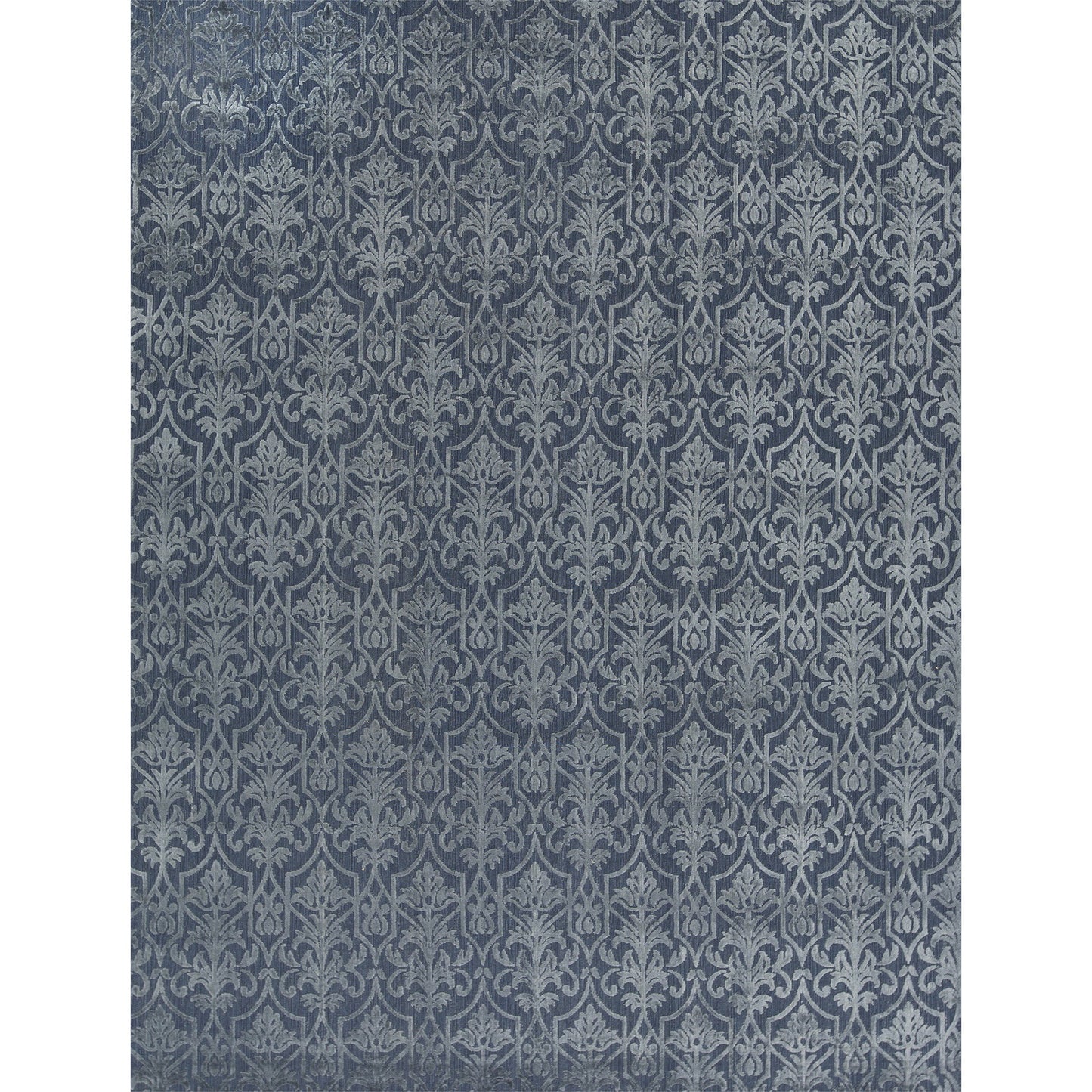 HANDLOOMED JACQUARD LORRAINE DARK BLUE