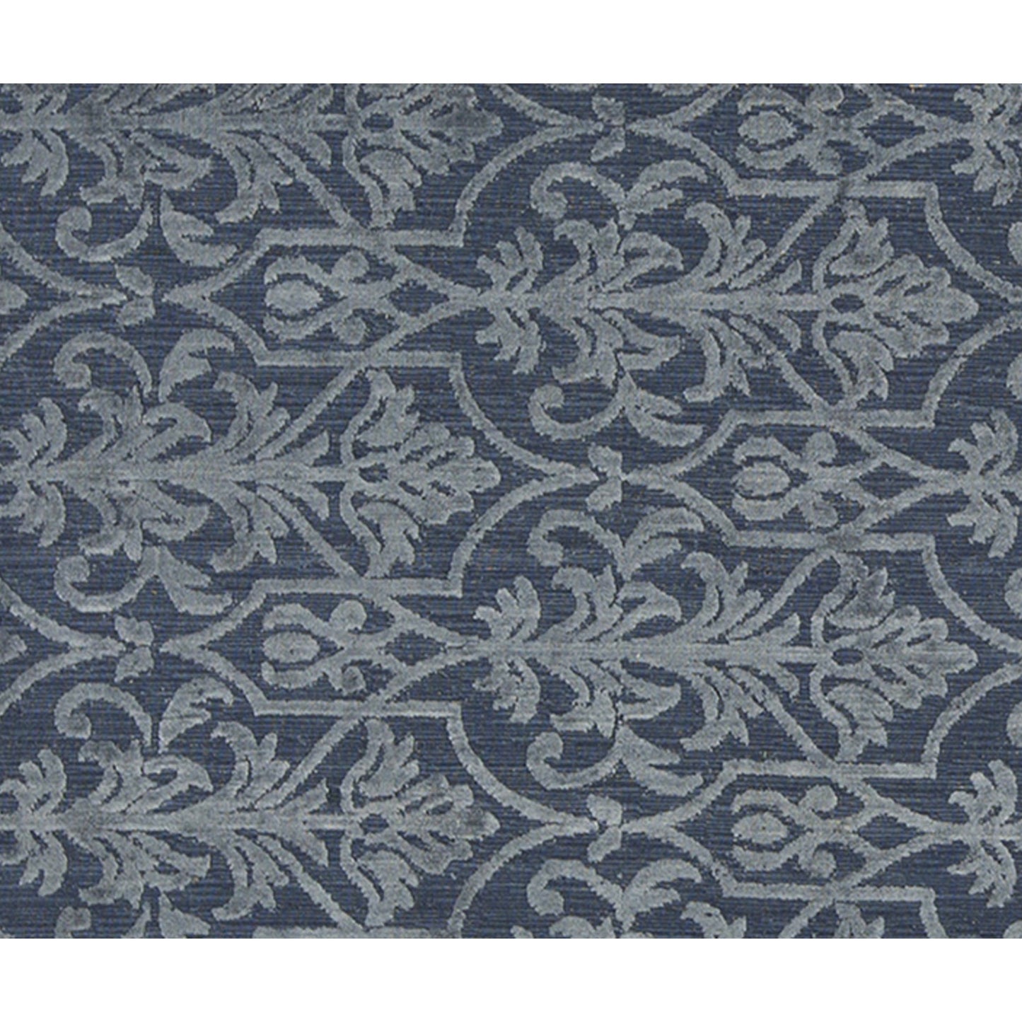 HANDLOOMED JACQUARD LORRAINE DARK BLUE