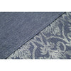HANDLOOMED JACQUARD LORRAINE DARK BLUE