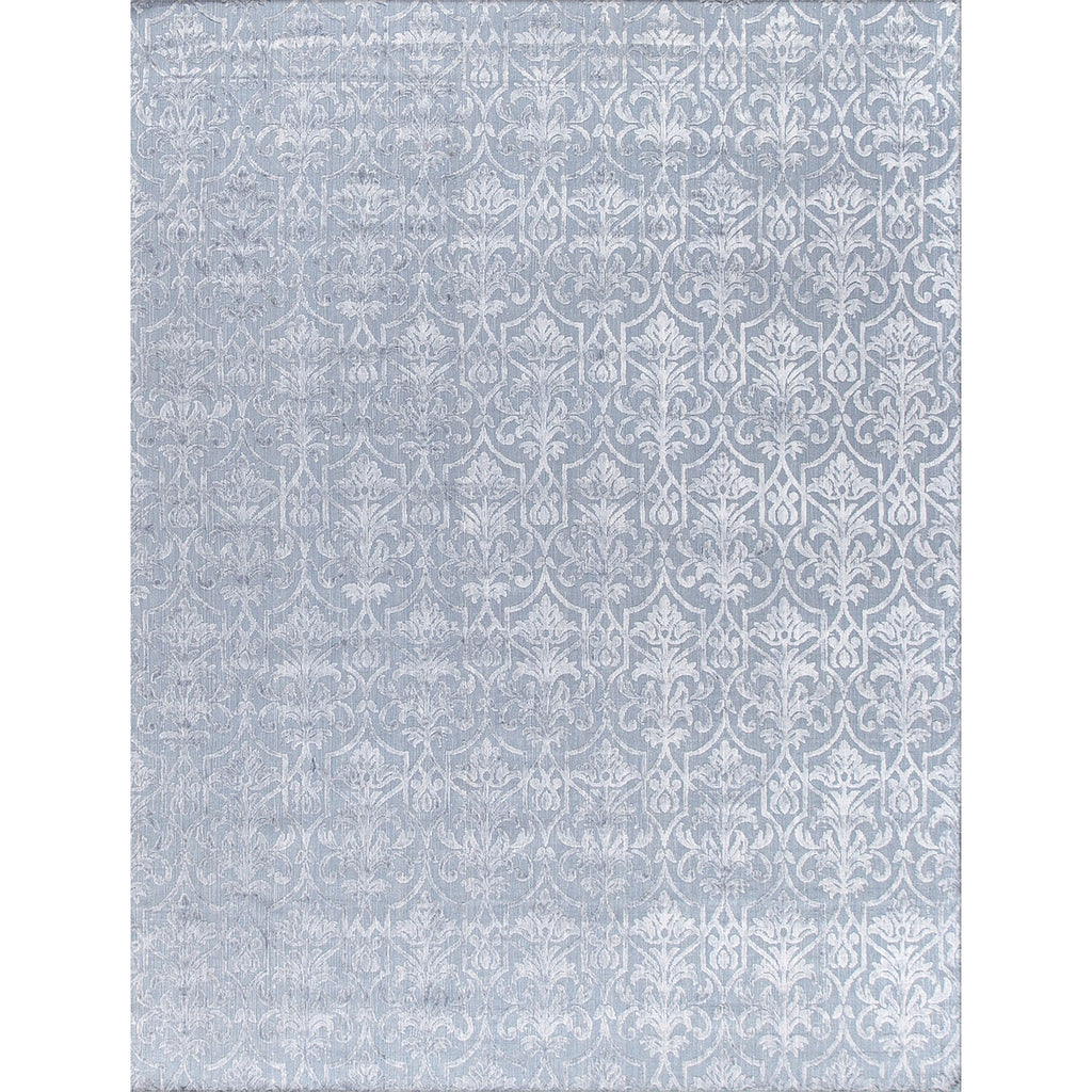 HANDLOOMED JACQUARD LORRAINE LIGHT BLUE