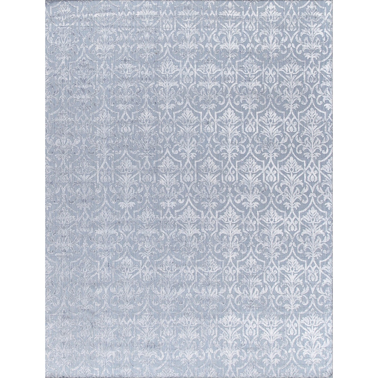 HANDLOOMED JACQUARD LORRAINE LIGHT BLUE