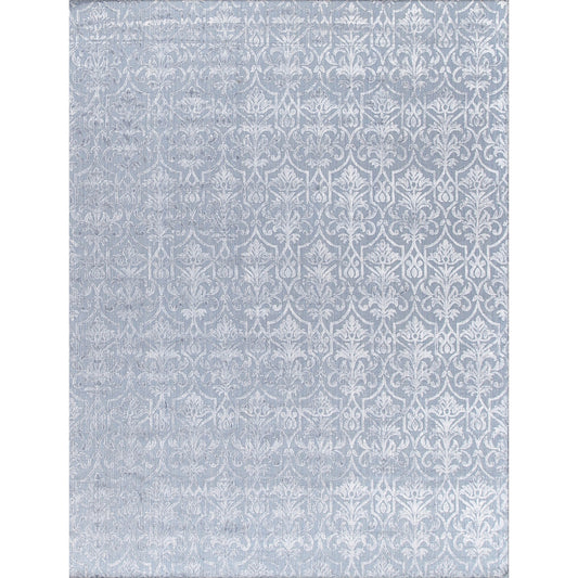 HANDLOOMED JACQUARD LORRAINE LIGHT BLUE