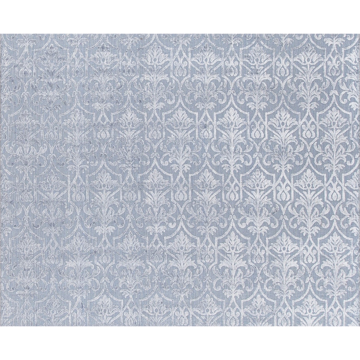 HANDLOOMED JACQUARD LORRAINE LIGHT BLUE