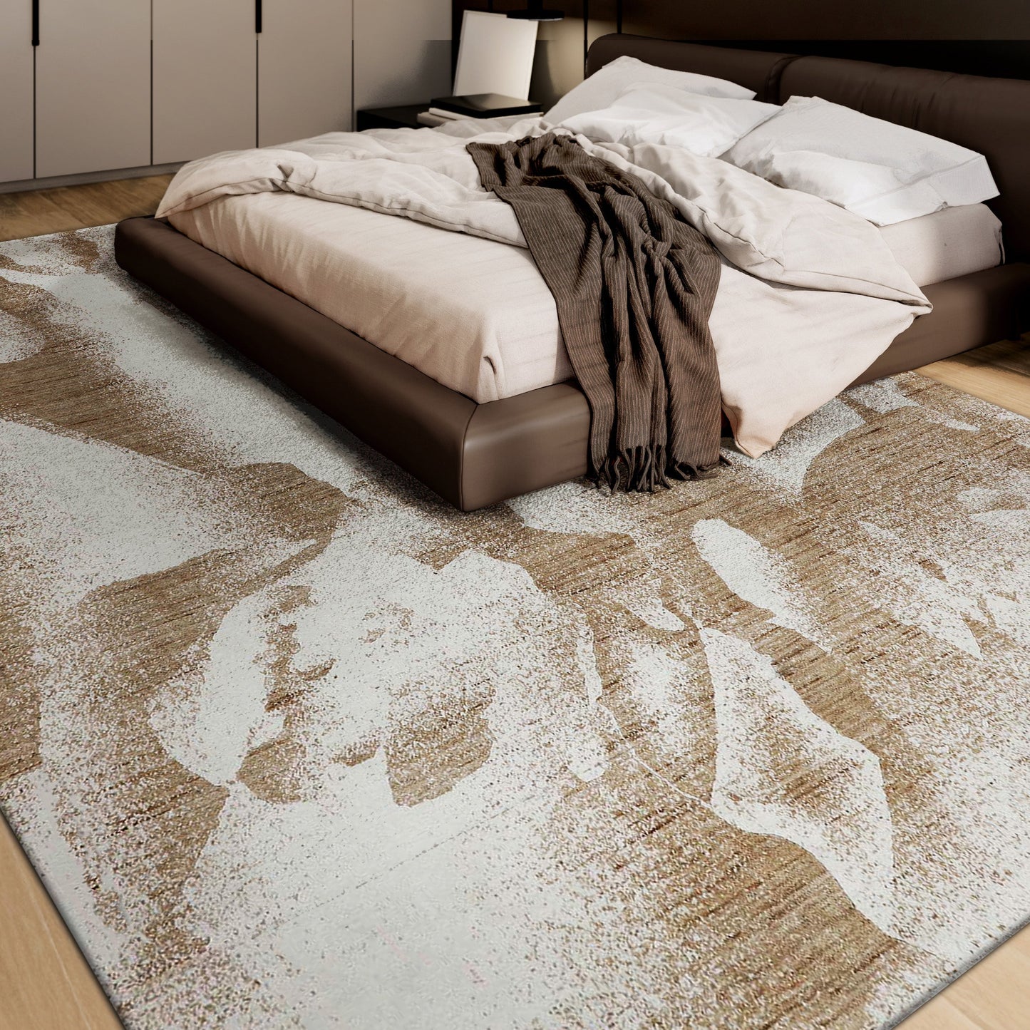 HANDLOOMED JACQUARD OPJ57 WHITE / COPPER