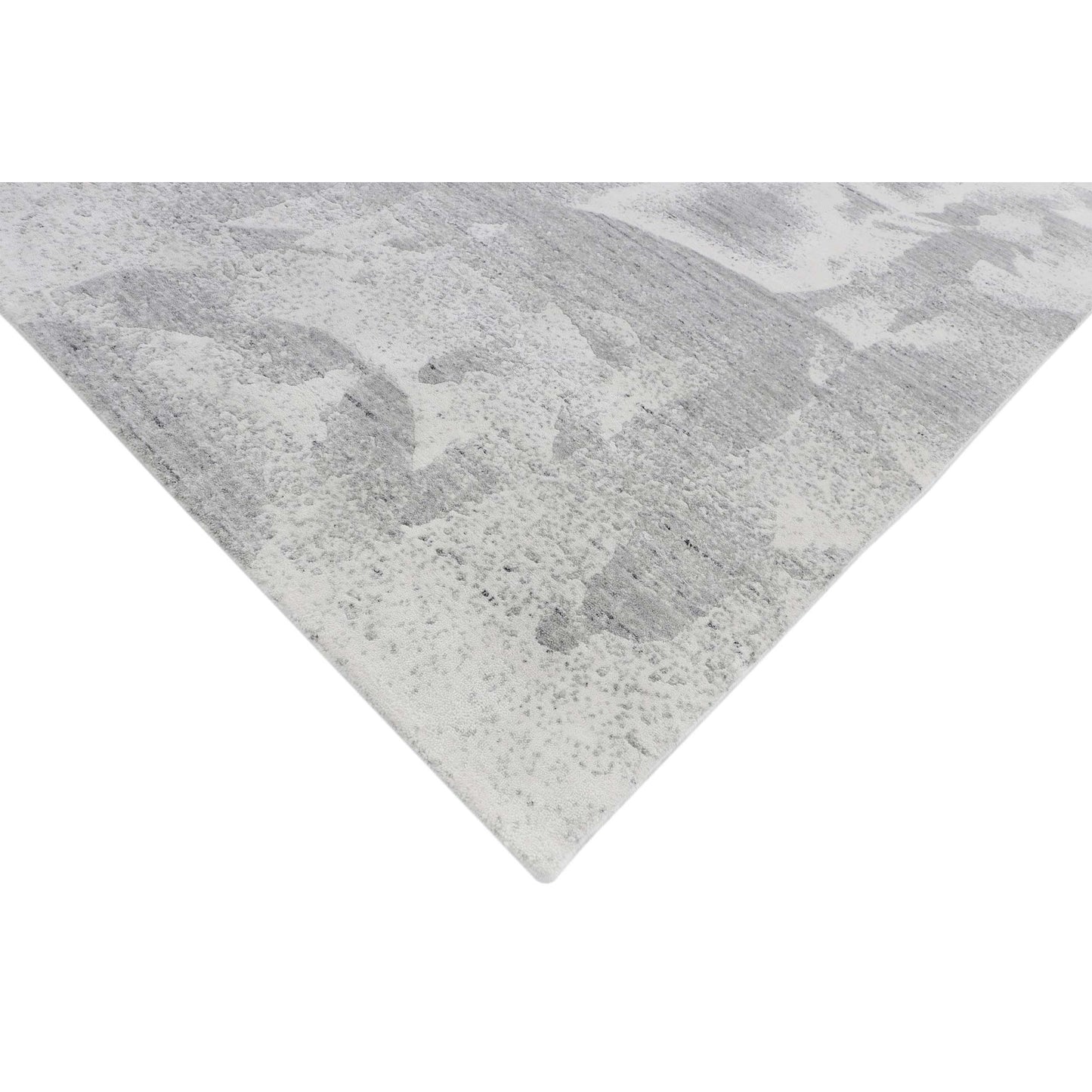 HANDLOOMED JACQUARD OPJ57 WHITE / GREY