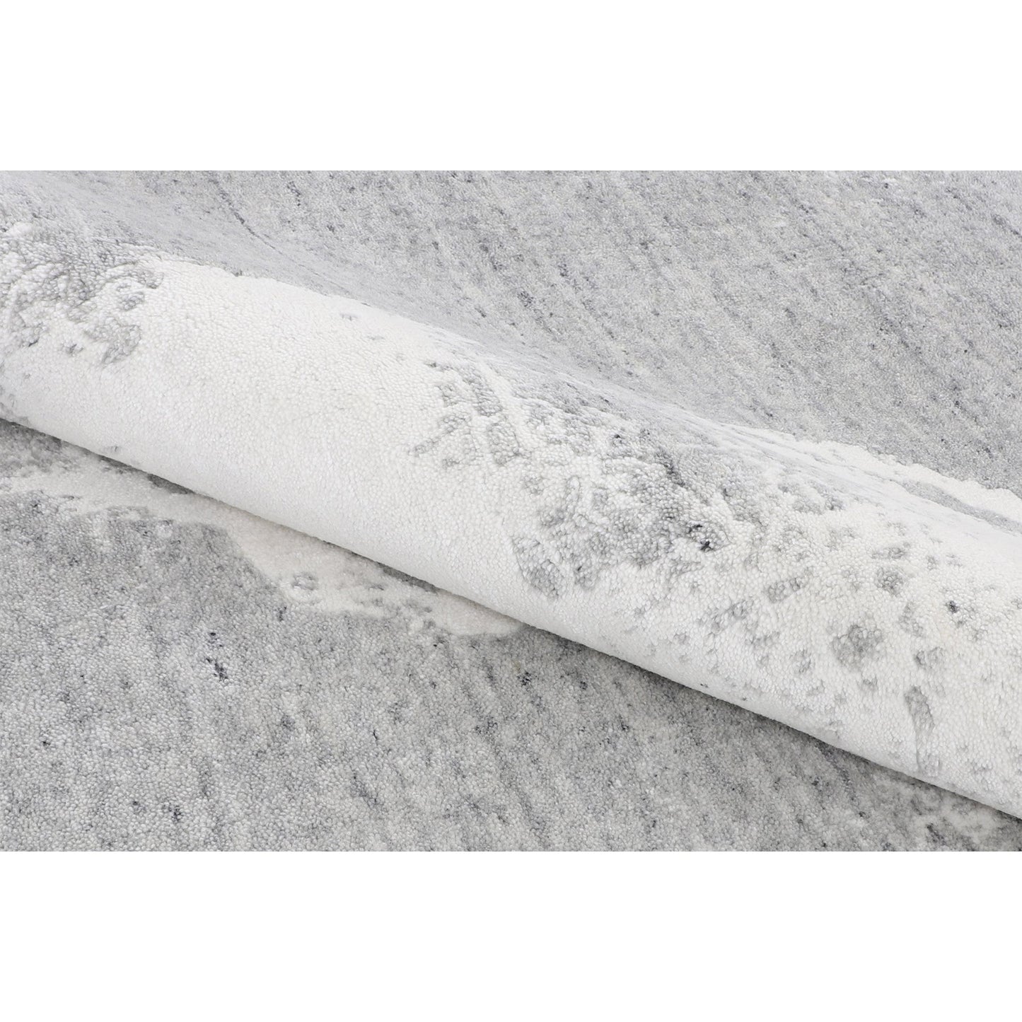 HANDLOOMED JACQUARD OPJ72 WHITE / GREY