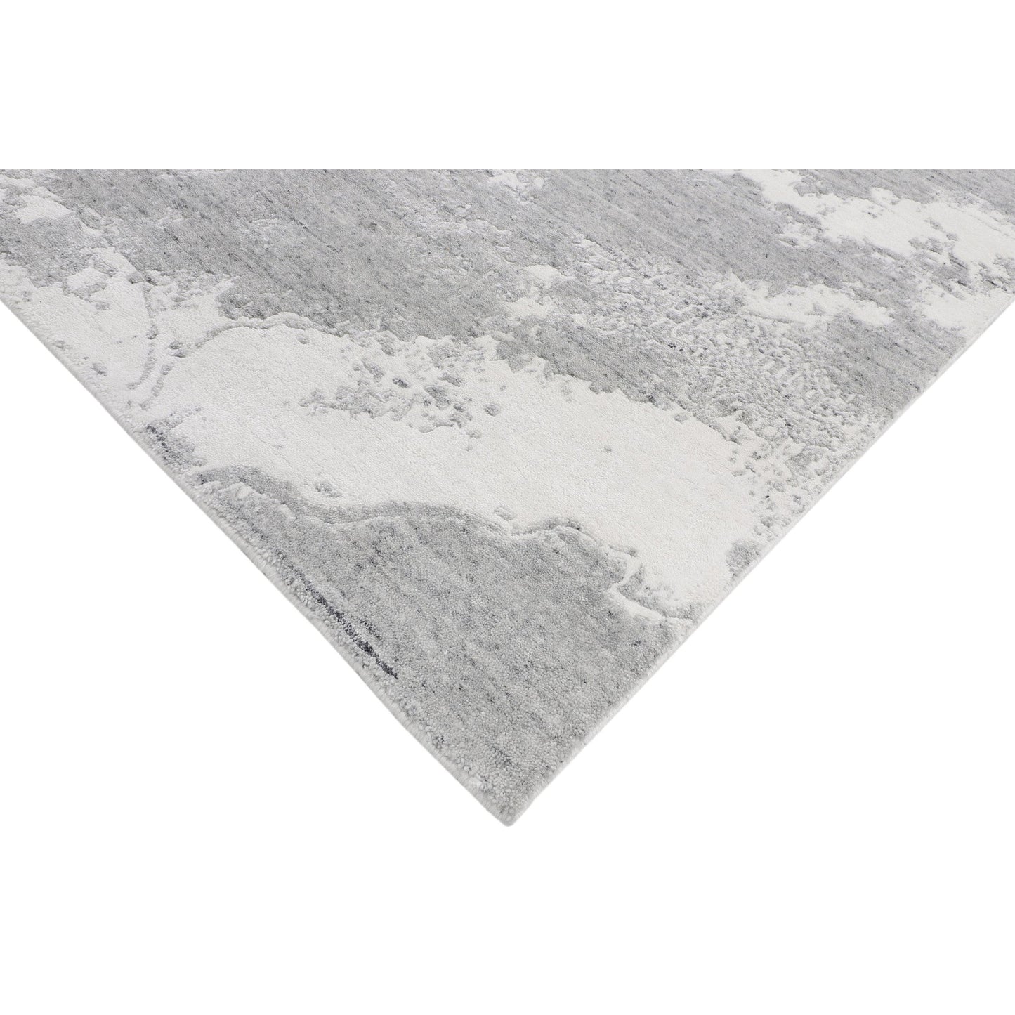 HANDLOOMED JACQUARD OPJ72 WHITE / GREY