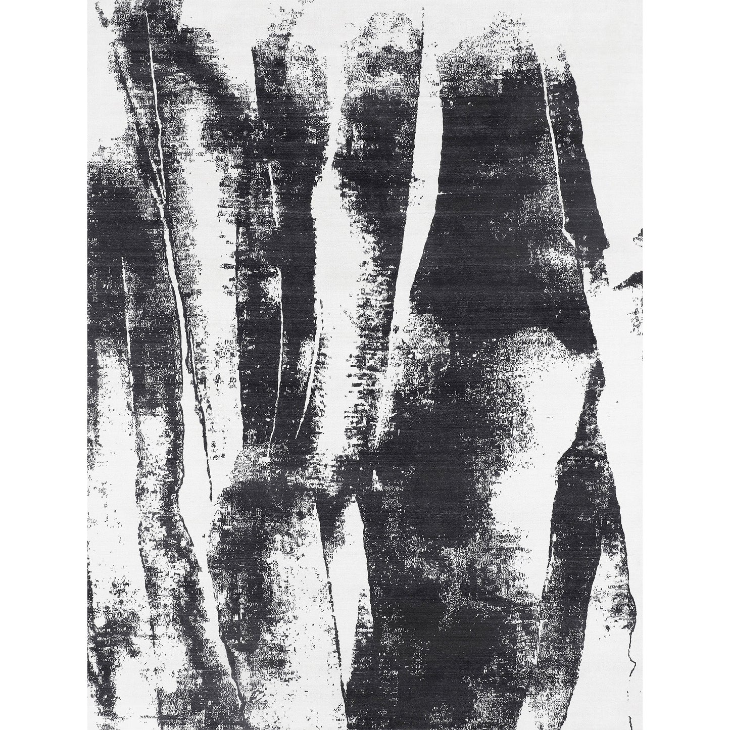 HANDLOOMED JACQUARD OPJ73 WHITE / BLACK