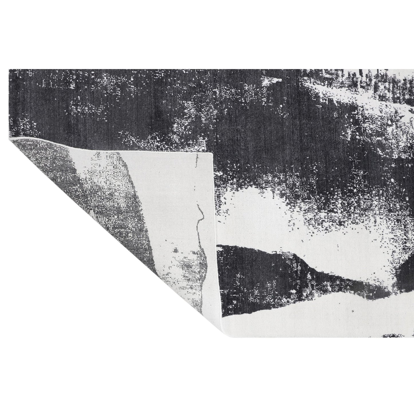 HANDLOOMED JACQUARD OPJ73 WHITE / BLACK
