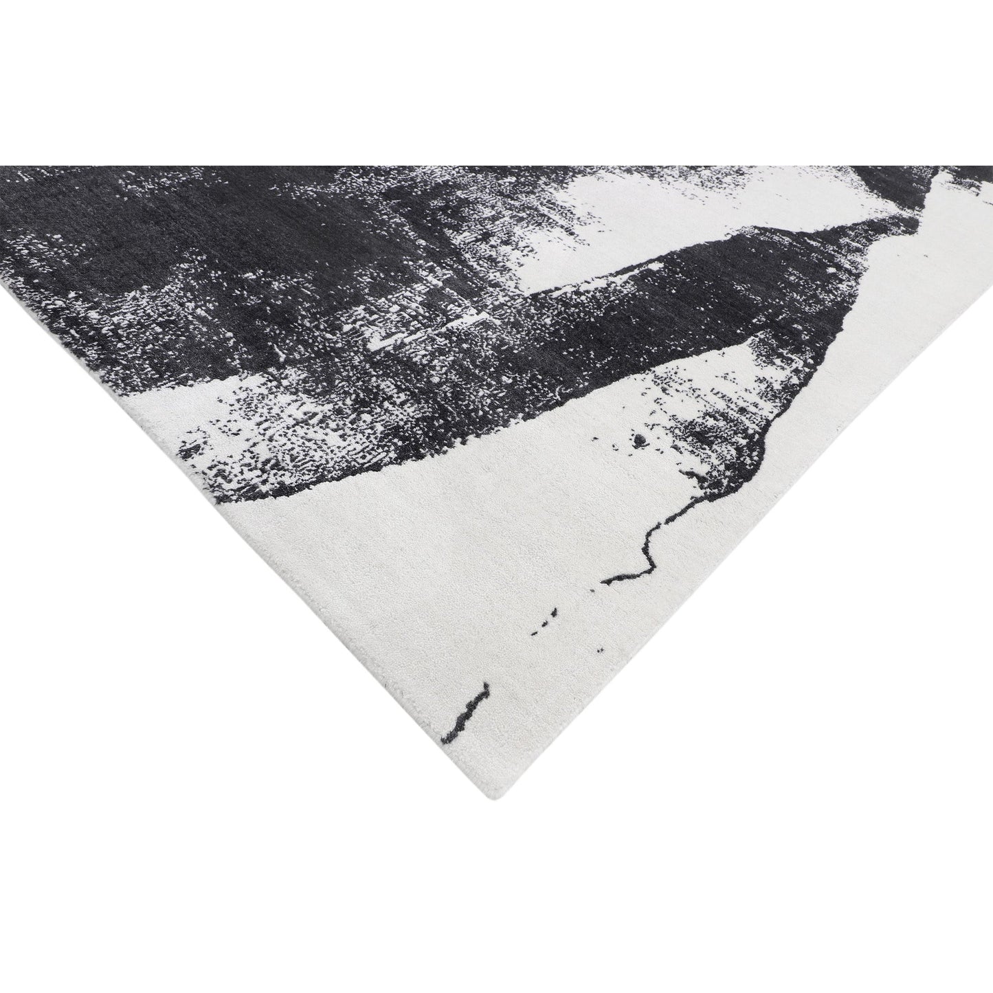 HANDLOOMED JACQUARD OPJ73 WHITE / BLACK