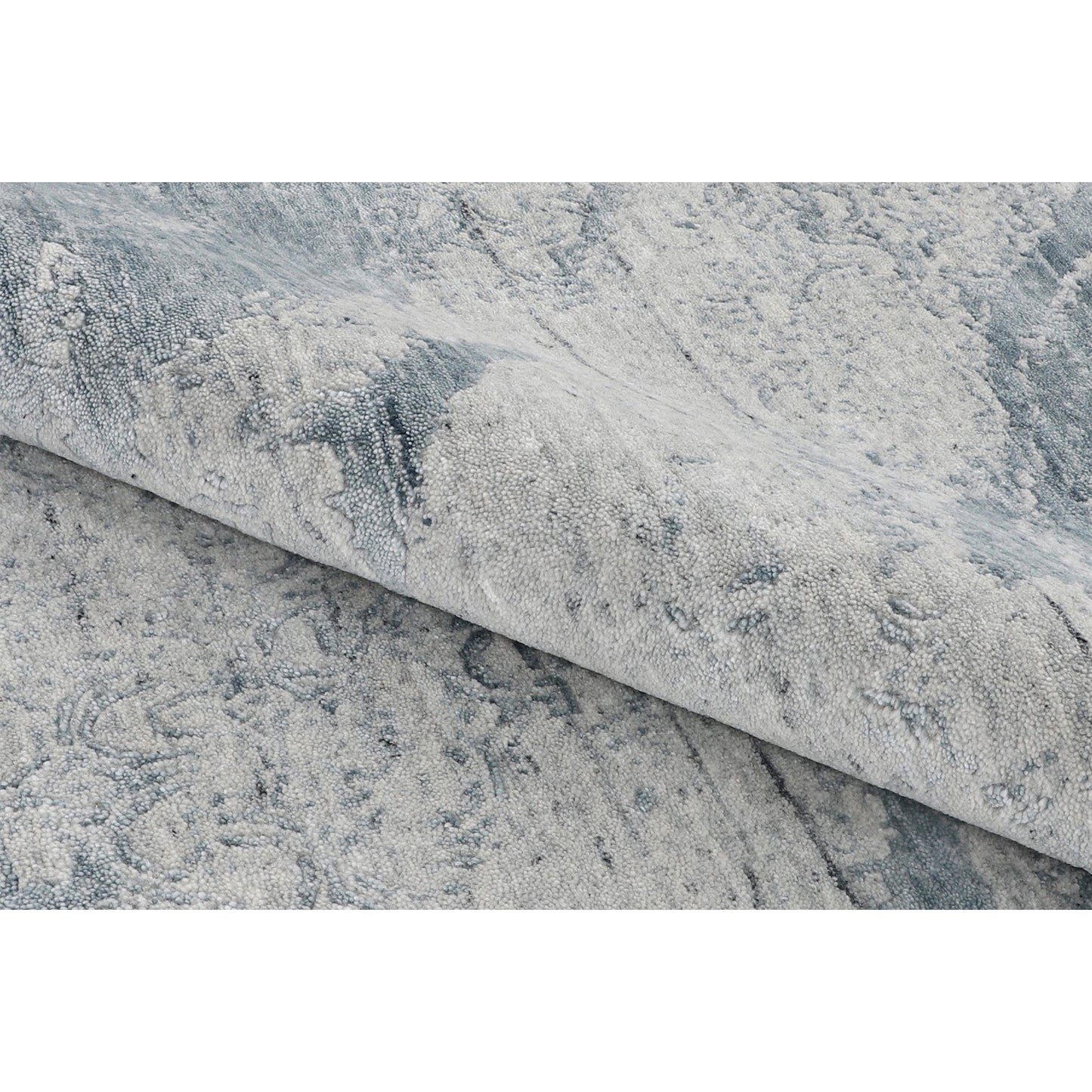 HANDLOOMED JACQUARD OPJ74 GREY / BLUE