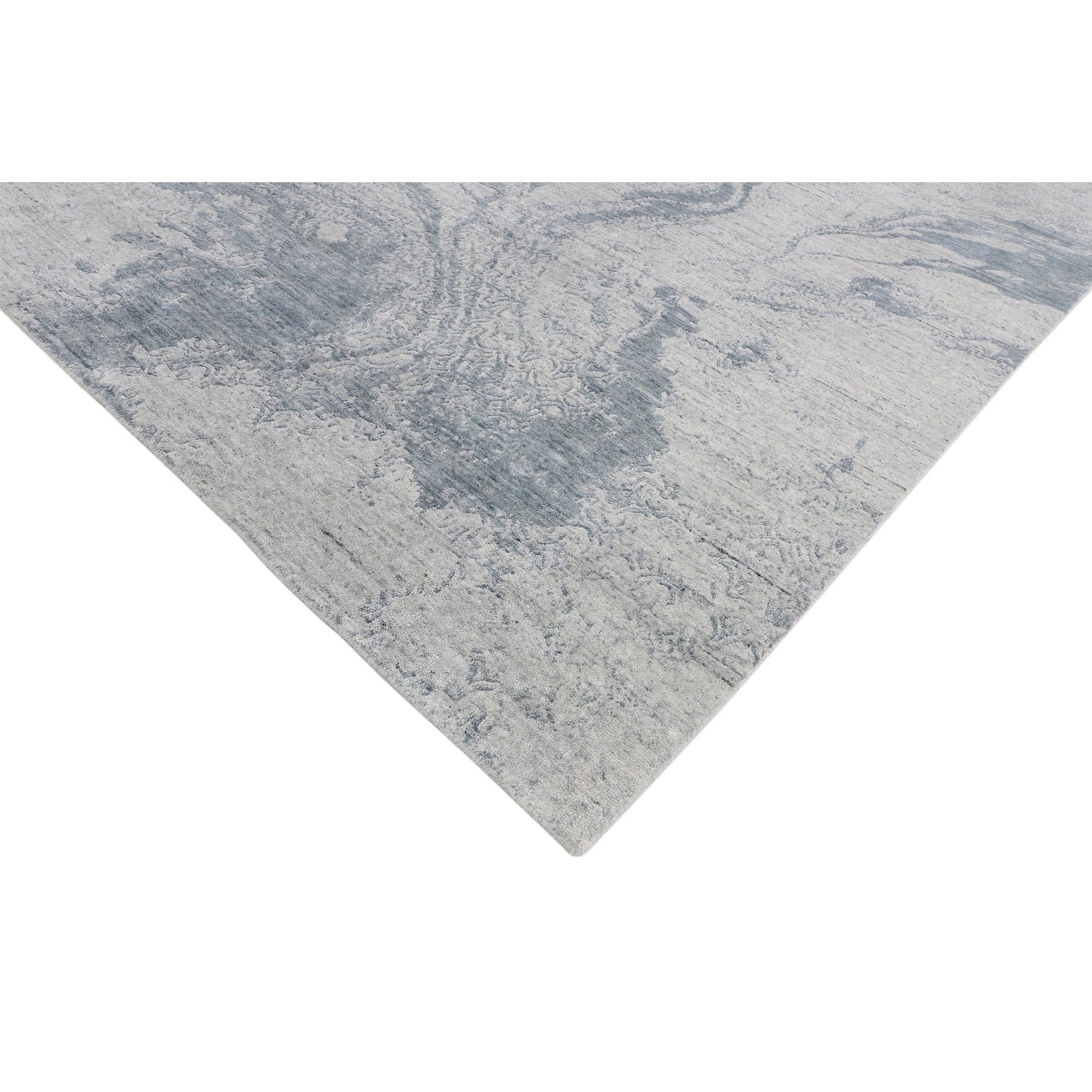 HANDLOOMED JACQUARD OPJ74 GREY / BLUE