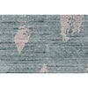 HANDLOOMED JACQUARD OPJ81 TEAL / BEIGE
