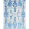 HANDLOOMED JACQUARD RA259 SILVER / BLUE