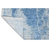 HANDLOOMED JACQUARD RA259 SILVER / BLUE