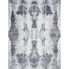 HANDLOOMED JACQUARD RA259 SILVER / DARK GREY