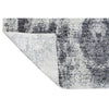 HANDLOOMED JACQUARD RA259 SILVER / DARK GREY