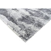 HANDLOOMED JACQUARD RA259 SILVER / DARK GREY