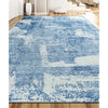 HANDLOOMED JACQUARD RA262 SILVER / BLUE