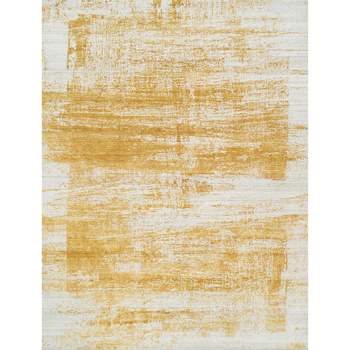 HANDLOOMED JACQUARD RA279 IVORY / GOLD