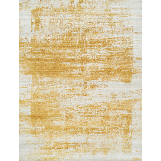HANDLOOMED JACQUARD RA279 IVORY / GOLD