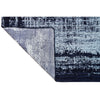 HANDLOOMED JACQUARD RA310 NAVY / SILVER