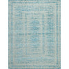 HANDLOOMED JACQUARD RC128 IVORY / BLUE