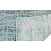HANDLOOMED JACQUARD RC128 IVORY / BLUE