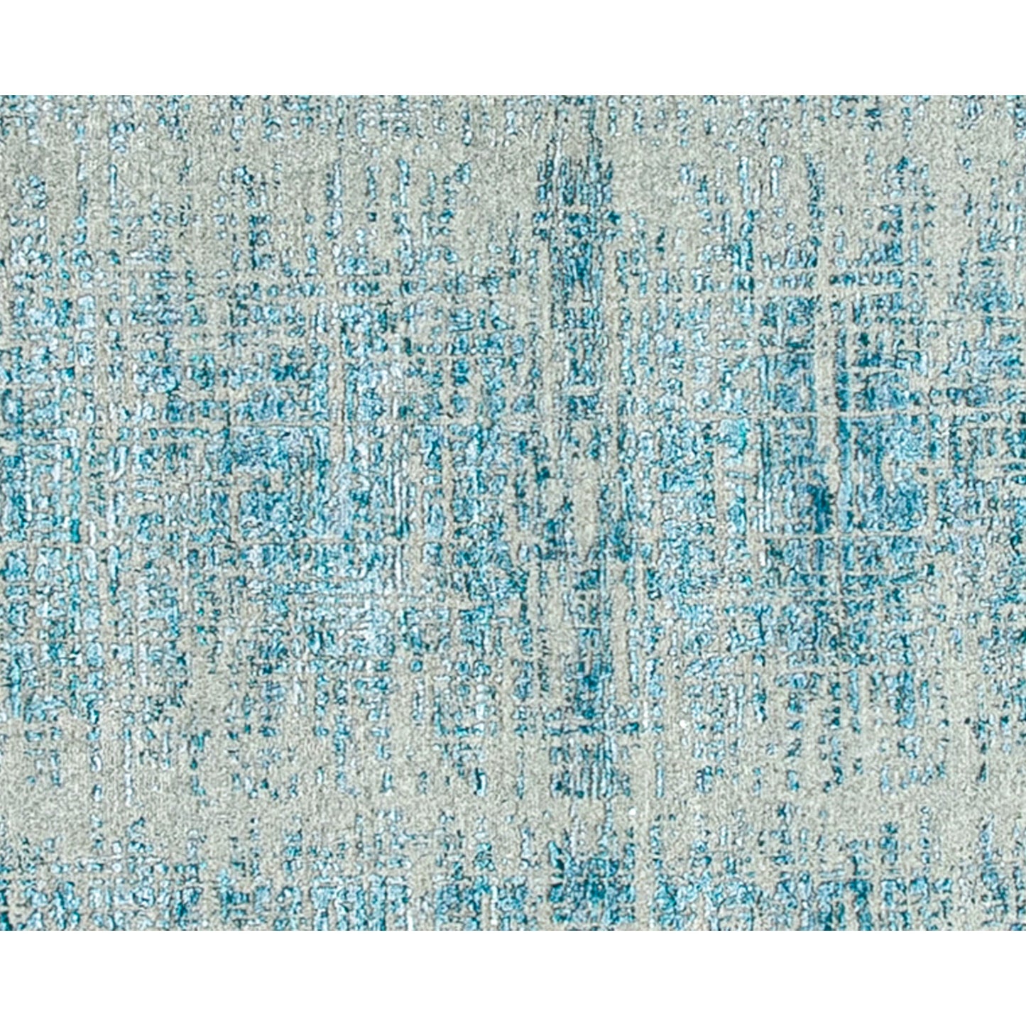 HANDLOOMED JACQUARD RC128 IVORY / BLUE