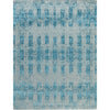 HANDLOOMED JACQUARD RC157 IVORY / BLUE