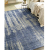 HANDLOOMED JACQUARD RC202 SILVER / BLUE