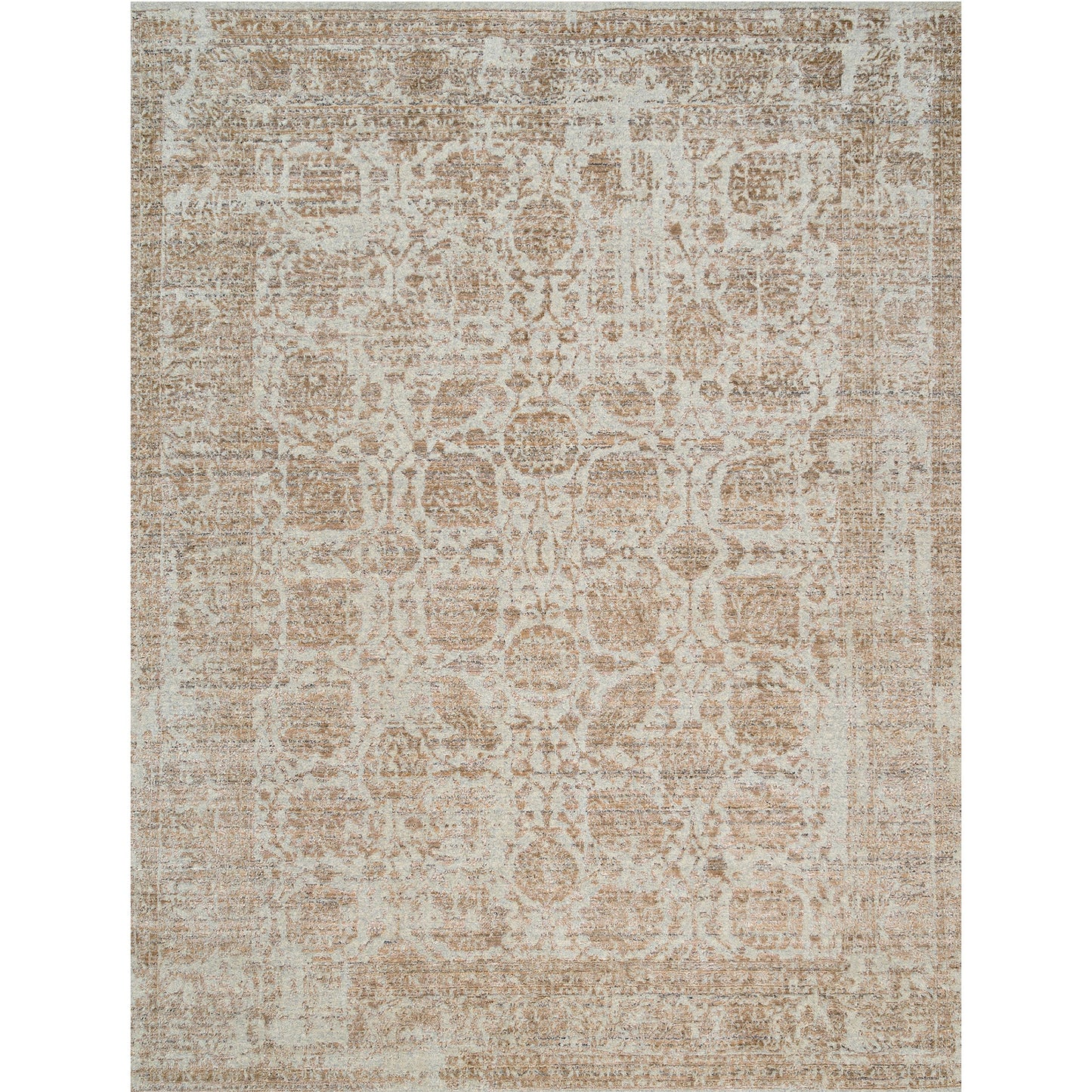 HANDLOOMED JACQUARD RC212 SILVER / GOLD